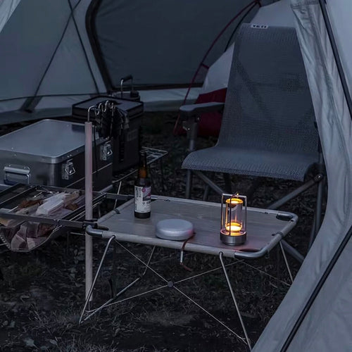 LichtNest - Kabellose Tischlampe mit Dimmfunktion für drinnen und draußen - Elegante LED Tischleuchte 6