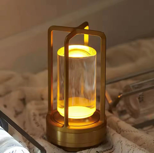 LichtNest - Kabellose Tischlampe mit Dimmfunktion für drinnen und draußen - Elegante LED Tischleuchte 8