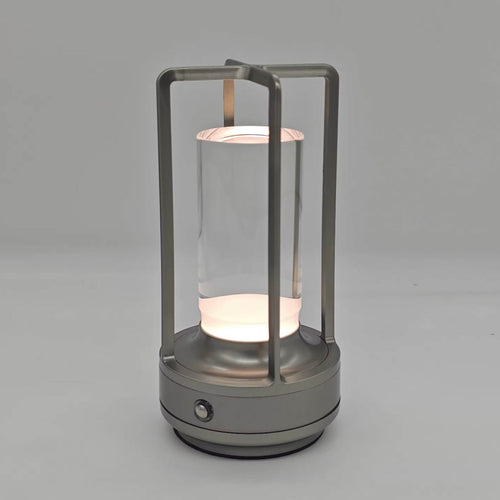 LichtNest - Kabellose Tischlampe mit Dimmfunktion für drinnen und draußen - Elegante LED Tischleuchte 9
