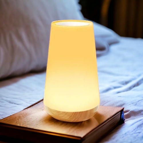 MondLeuchte - Dimmbare Akku Nachttischlampe mit Touch-Sensor & 13 Farben