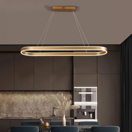 ZenKronleuchte  - Eleganter Roségold Küchen Kronleuchter – Modern & Luxuriös
