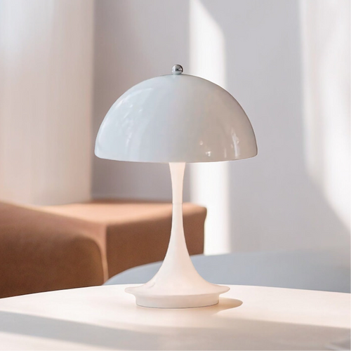 LumaAura - Kabellose Tischlampe im modernen Pilz-Design – Dimmbar & 3 Lichtfarben 0