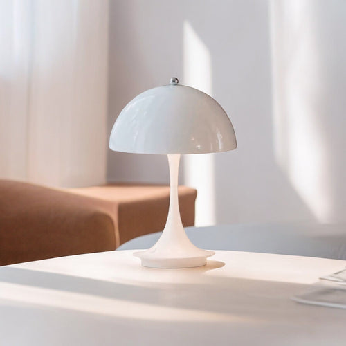 LumaAura - Kabellose Tischlampe im modernen Pilz-Design – Dimmbar & 3 Lichtfarben 4