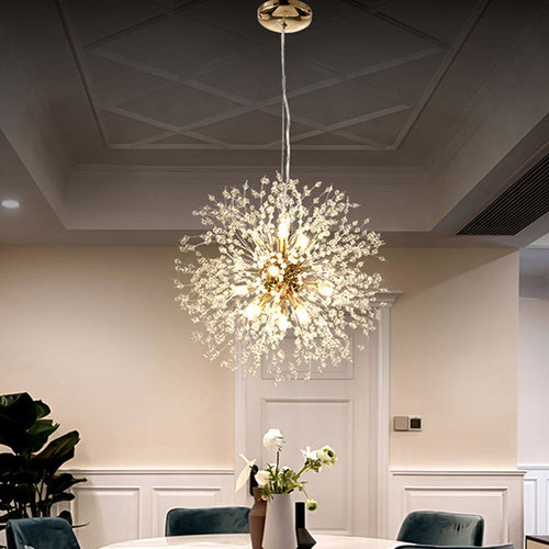 GlanzTropfen - LED Kronleuchter aus Kristall – Modern & Elegant