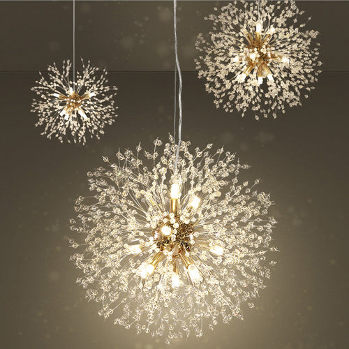 GlanzTropfen - LED Kronleuchter aus Kristall – Modern & Elegant