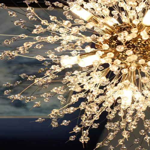 GlanzTropfen - LED Kronleuchter aus Kristall – Modern & Elegant