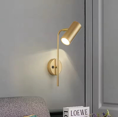 Cardona - Verstellbare LED Wandleuchte Schwarz mit Touch-Funktion für modernes Wohnen