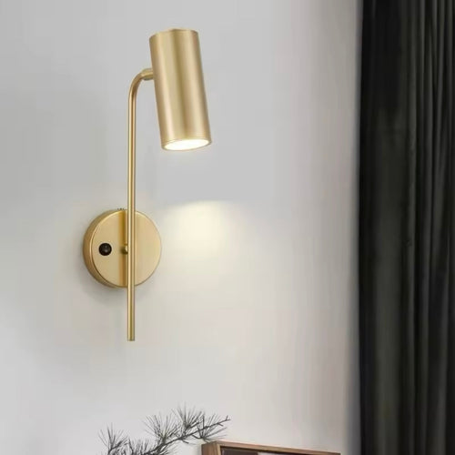 Cardona - Verstellbare LED Wandleuchte Schwarz mit Touch-Funktion für modernes Wohnen