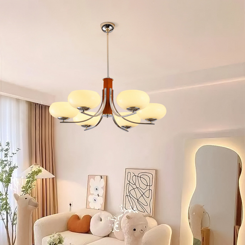 GlanzBouquet  - Bauhaus-Kronleuchter 3/5 Köpfe – Modern & Elegant