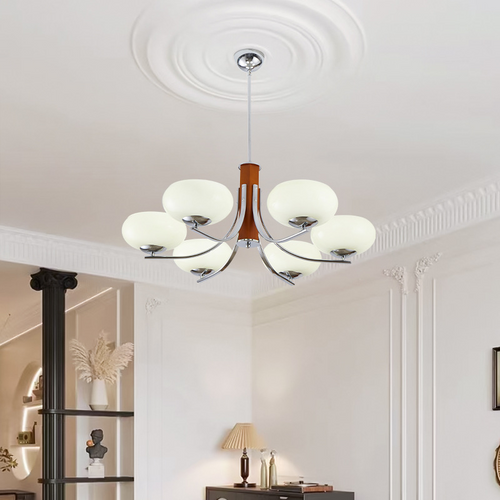 GlanzBouquet  - Bauhaus-Kronleuchter 3/5 Köpfe – Modern & Elegant