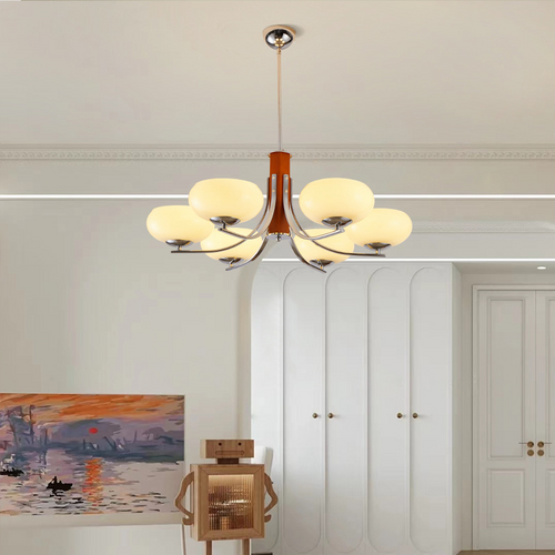 GlanzBouquet  - Bauhaus-Kronleuchter 3/5 Köpfe – Modern & Elegant