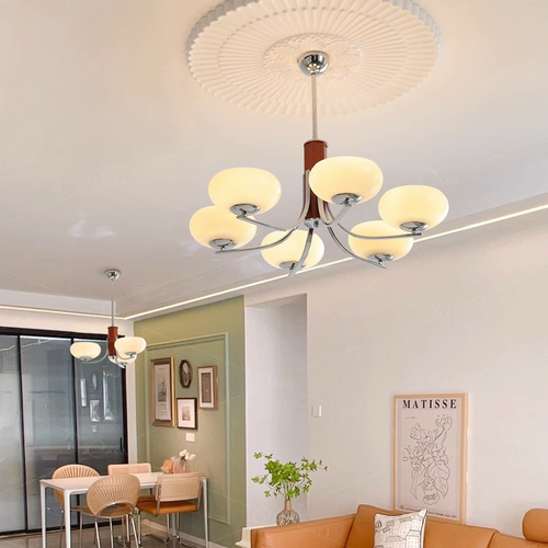 GlanzBouquet  - Bauhaus-Kronleuchter 3/5 Köpfe – Modern & Elegant