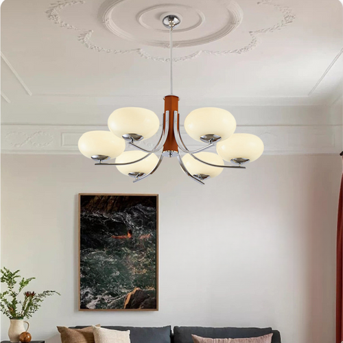 GlanzBouquet  - Bauhaus-Kronleuchter 3/5 Köpfe – Modern & Elegant