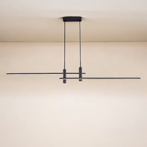 LumenEleganz - Pendelleuchte Schwarz für Esszimmer – Modern & Dimmbar, LED Technologie