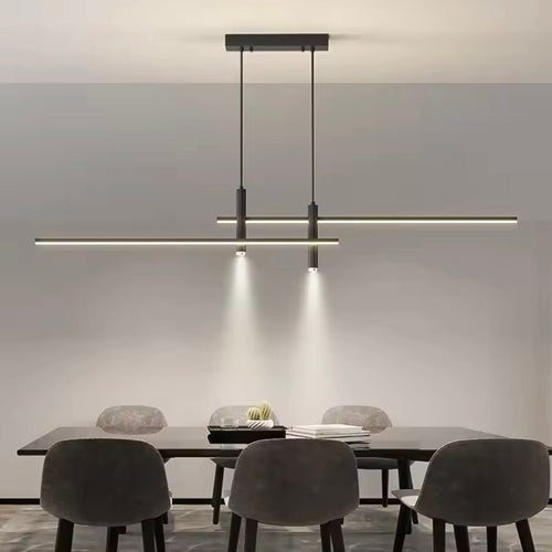 LumenEleganz - Pendelleuchte Schwarz für Esszimmer – Modern & Dimmbar, LED Technologie