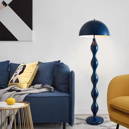 LumenAura - Stilvolle Stehleuchte Schwarz im Skandinavischen Design für Wohnzimmer und Schlafzimmer