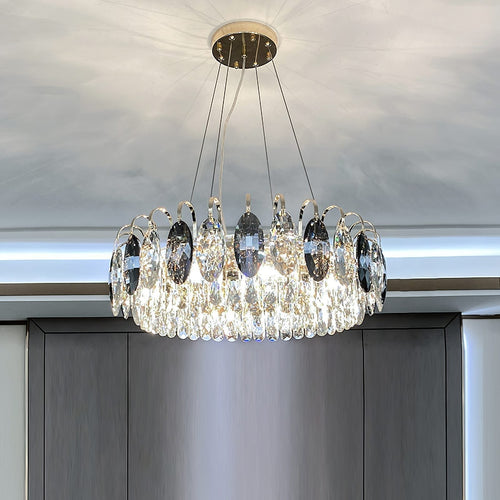 HimmelSchein - Luxuriöser K9-Kristall-Kronleuchter für elegantes Wohnen