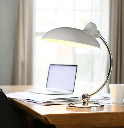 LumiDesign - Tischlampe im Bauhaus-Stil - Schwenkbar & Modern für Wohnzimmer, Büro, Nachttisch 5