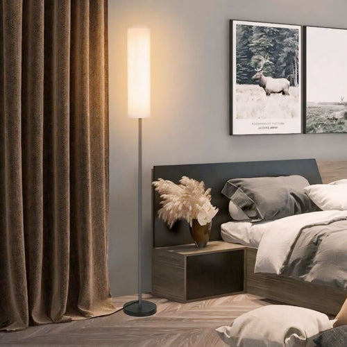 LumiEleganz - LED Stehlampe für Wohnzimmer – Dimmbar & Minimalistisch 0