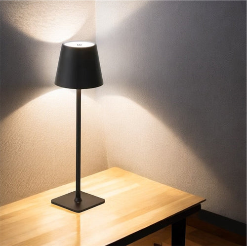 LumiFlex - Kabellose LED Tischlampe mit Dimmfunktion für Innen und Außen, wiederaufladbar, tragbar und wasserdicht 7