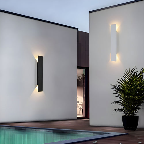 LumenLite - Stilvolle wetterfeste LED-Wandleuchte für den Garten