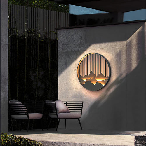 LumenGlow - Edelstahl Außenwandleuchte mit LED für stilvolle Gartenbeleuchtung-5