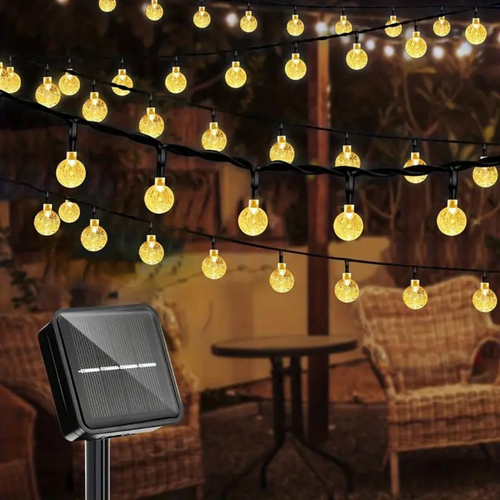 LumiChain - Solar LED Lichterkette für stilvolle Außenbeleuchtung