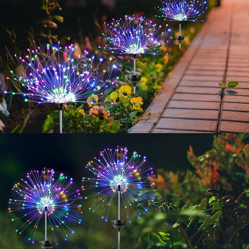 FireGlow - Solar Feuerwerk Gartenleuchten für einen magischen Außenbereich