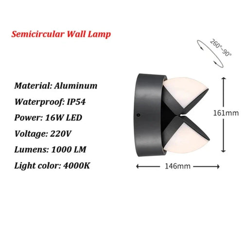 GlowTrail – Moderne LED-Außenwandleuchte