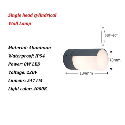 GlowTrail – Moderne LED-Außenwandleuchte