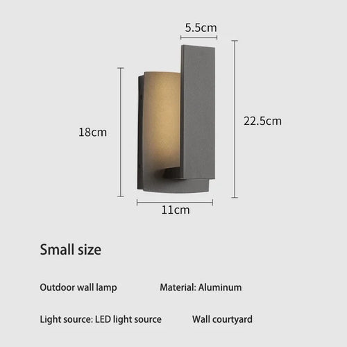 LumiScape - Elegante LED-Wandleuchte für Ihre Gartenwand