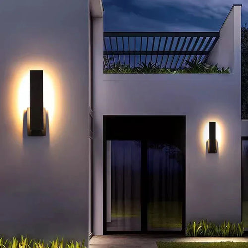 LumiScape - Elegante LED-Wandleuchte für Ihre Gartenwand