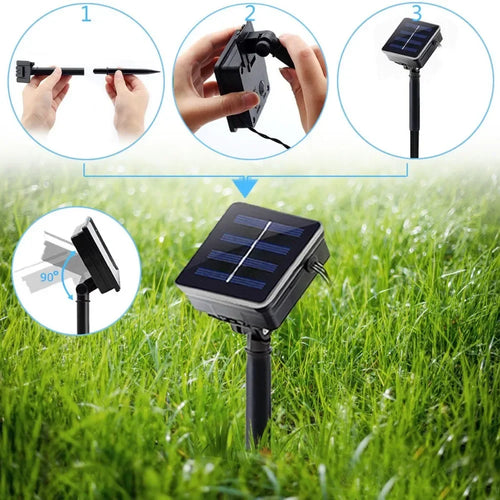LumenFlame - Solarbetriebene LED Gartenleuchte mit Flicker-Effekt für romantische Atmosphäre
