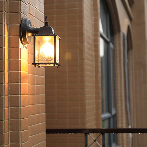 LumiRetro – Vintage LED-Wandleuchte für den Außenbereich