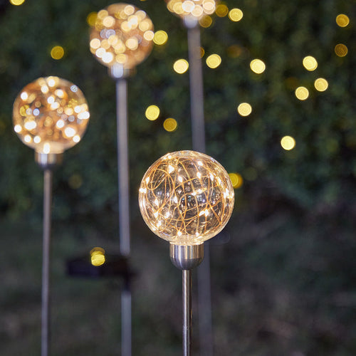SolarLumeSphere – Wasserdichte Solar LED Kugellampe für Garten und Dekor