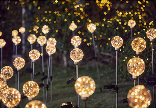 SolarLumeSphere – Wasserdichte Solar LED Kugellampe für Garten und Dekor