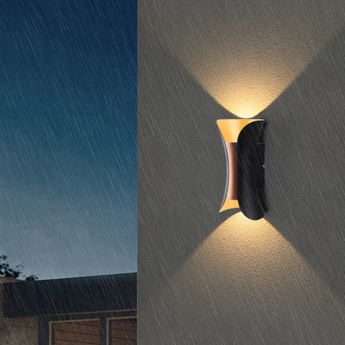 LuxeLumen - LED Wandleuchte für den Außenbereich, wasserdicht und langlebig