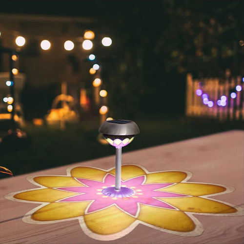 LuxeLumi - Solarbetriebene LED Gartenleuchte mit stilvollem Design