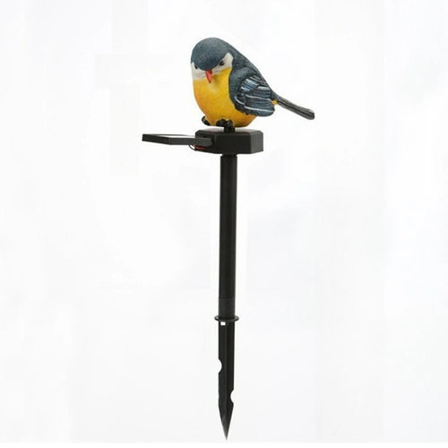 BirdLuxe - Solarbetriebene LED Vogel Gartenlampe für Dekoration und Beleuchtung im Freien