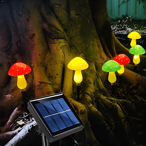SolarEden – Wasserdichte Solar Pilzlichter für Garten & Terrasse