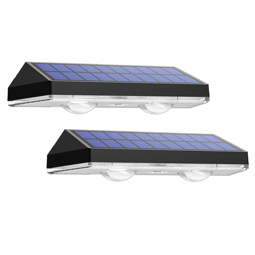 FlareGlow - RGB und Warmweiß Solarbetriebene LED-Zaunlichter für den Außenbereich