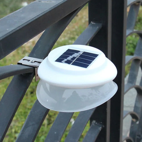 GlimmerBeam - LED Solarbetriebene Gartenstrahler für Zaun und Wand, wasserdicht