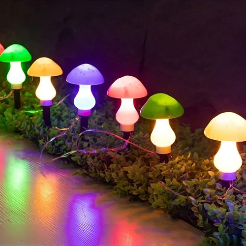 SolarEden – Wasserdichte Solar Pilzlichter für Garten & Terrasse
