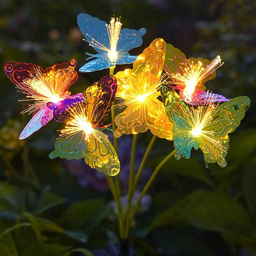 LumenButterfly - Solarlichter Für Den Garten Mit Schmetterlingsdesign