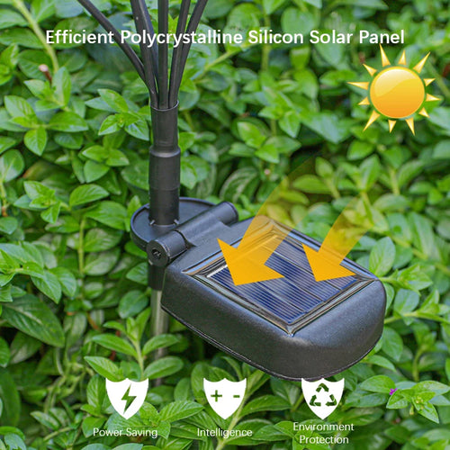 LumiJelly - 2er Set LED Jellyfish Gartenlichter mit 7 Beleuchtungsmodi für den Außenbereich
