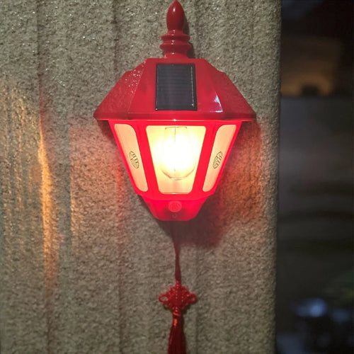 LumeVibe - Solar LED Wandleuchte mit Bewegungsdetektor für den Außenbereich, wasserdicht