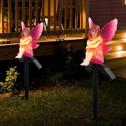 FeenGlow - Zauberhafte Solar-Gartenlampe mit LED für romantische Beleuchtung