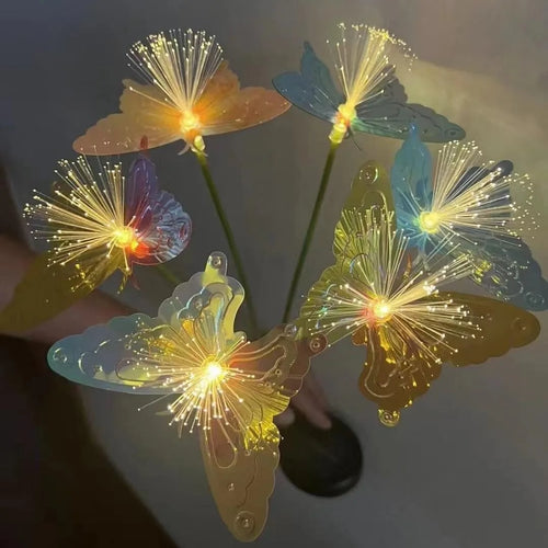 LumenFlare - Solar LED Schmetterlingsleuchte für Garten und Außendekoration