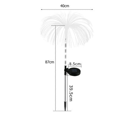 FeenGlow - Zauberhafte Solar-Gartenlampe mit LED für romantische Beleuchtung