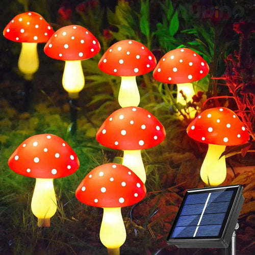 SolarEden – Wasserdichte Solar Pilzlichter für Garten & Terrasse